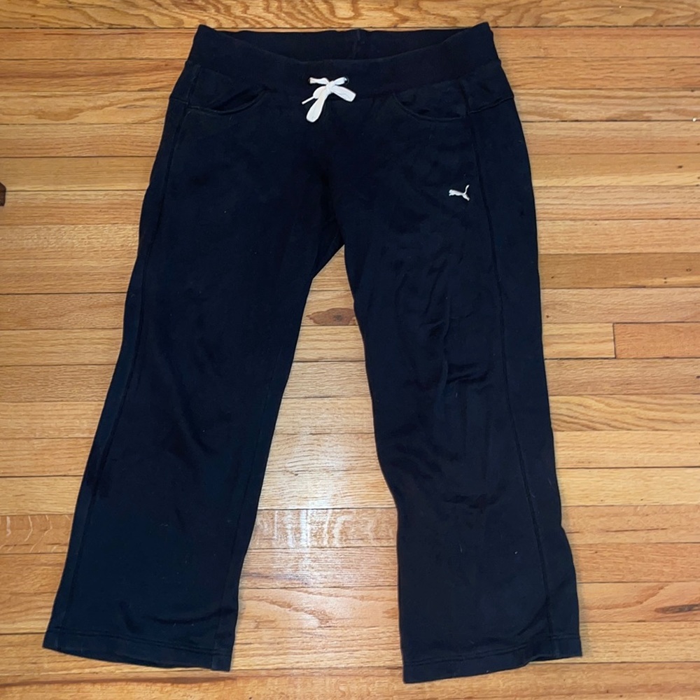 Puma black sweat pants XL (12) Great condition